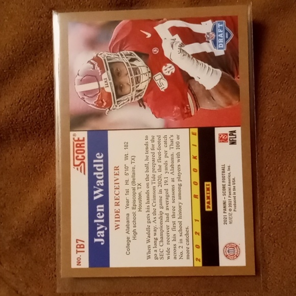 Jaylen Waddle 2021 Score football rookie 2 card lot RC - Picture 8 of 8